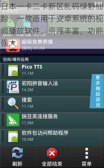 日本一卡二卡新区乱码绿野仙踪,一款适用于安卓系统的视频播放软件,资源丰富,功能强大