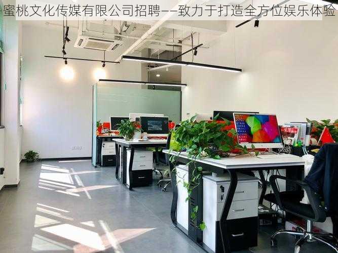 蜜桃文化传媒有限公司招聘——致力于打造全方位娱乐体验